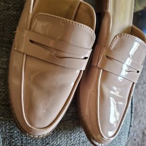 London Rag Blush Patent Leather Pink Loafers S 7.5